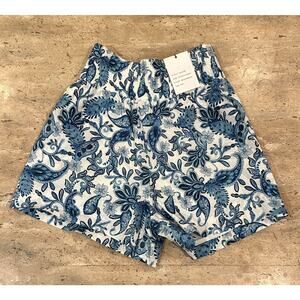 NEW NWT Generation Love Amy Shorts Paisley Print Blue Size XXS